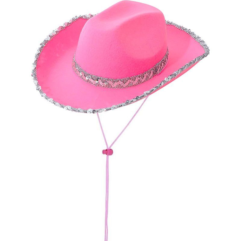 Bachelorette Party Hats Bachelor Party Hats Cowboy Hats White Pink Black Hats view 3