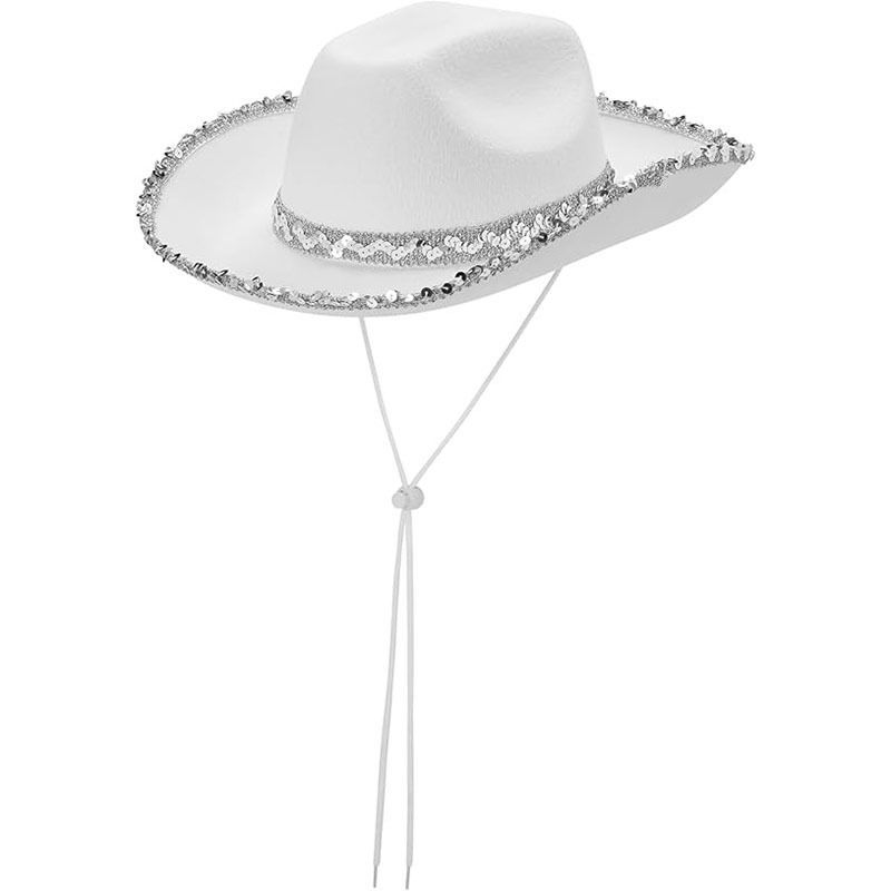 Bachelorette Party Hats Bachelor Party Hats Cowboy Hats White Pink Black Hats view 2