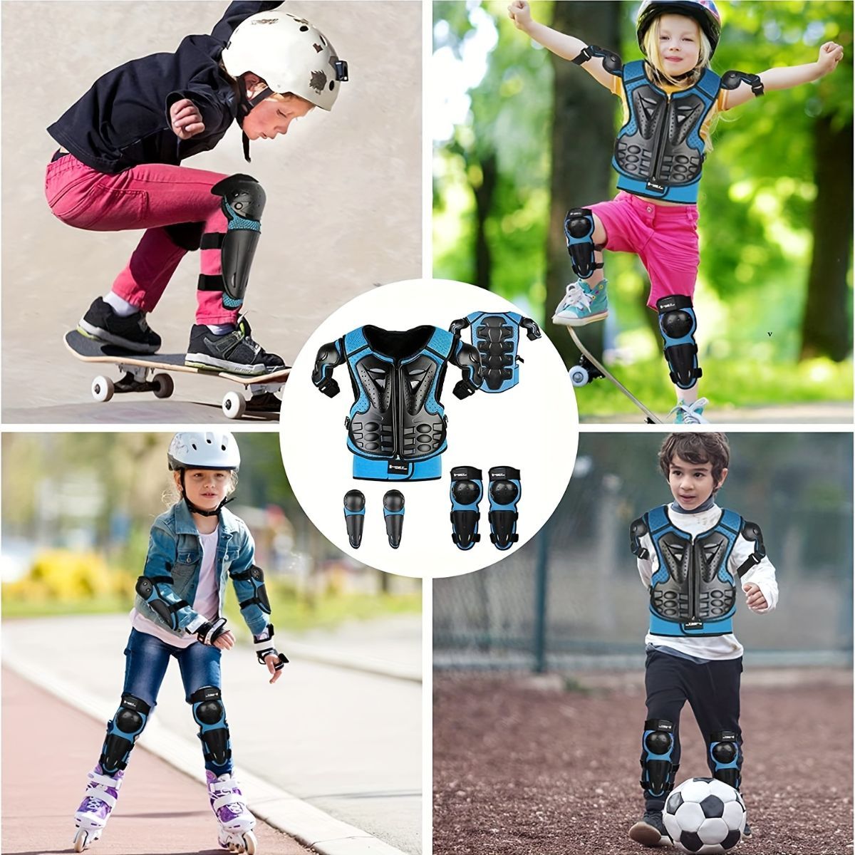 Kids Cycling Armor Cycling Protection Children'S Cycling Gear Chest Guard For view 7