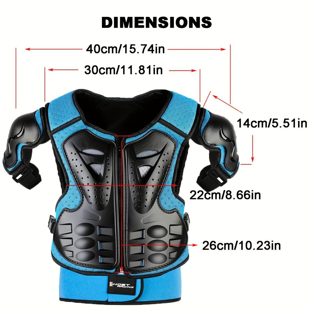 Kids Cycling Armor Cycling Protection Children'S Cycling Gear Chest Guard For view 6