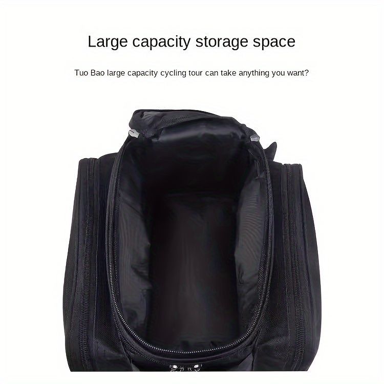 Bicycle Rear Rack Bag Expandable Bike Bag 27L Bike Storage Cycling Accessories view 4