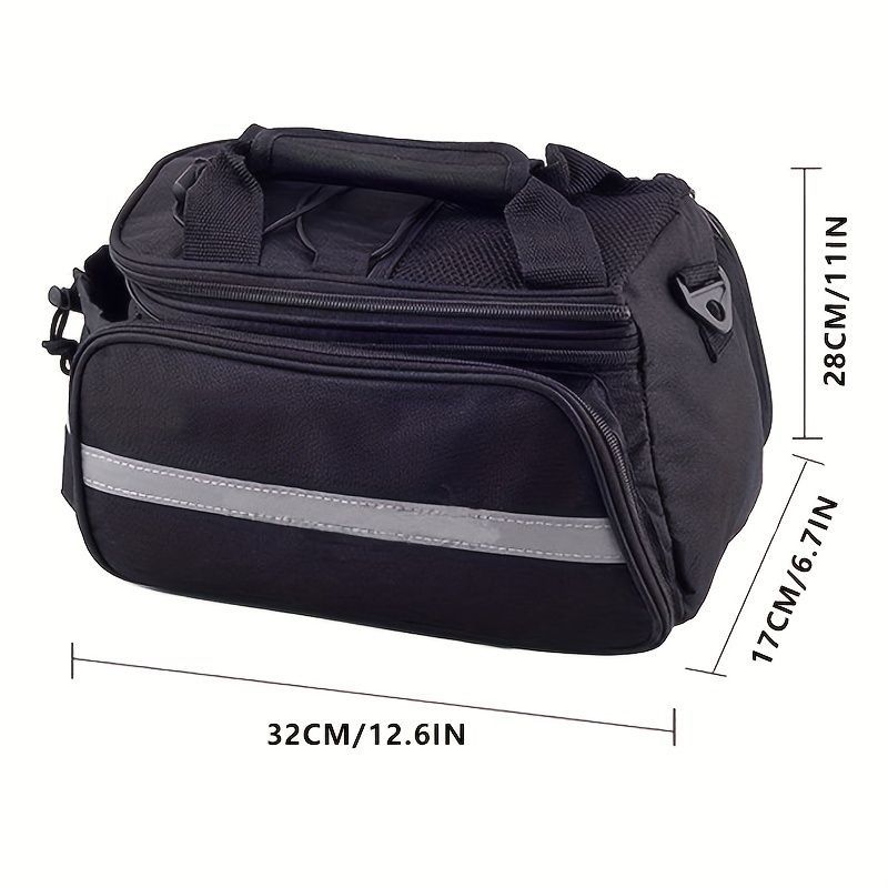Bicycle Rear Rack Bag Expandable Bike Bag 27L Bike Storage Cycling Accessories view 5