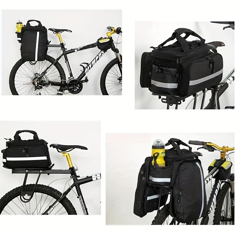 Bicycle Rear Rack Bag Expandable Bike Bag 27L Bike Storage Cycling Accessories view 9