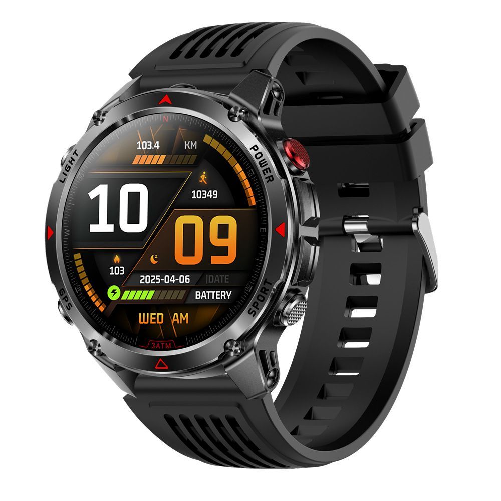 men's smart watch, HT37, GPS positioning, Bluetooth call, heart-rate view 2
