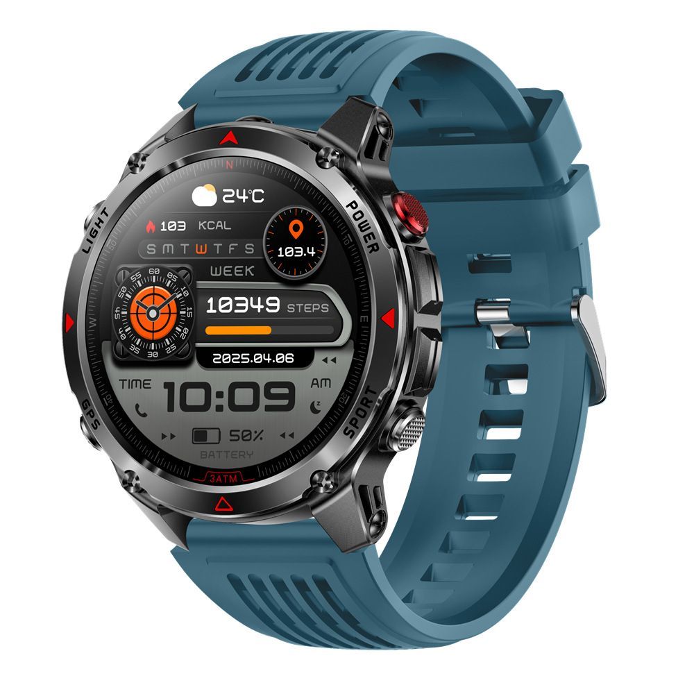 men's smart watch, HT37, GPS positioning, Bluetooth call, heart-rate view 3