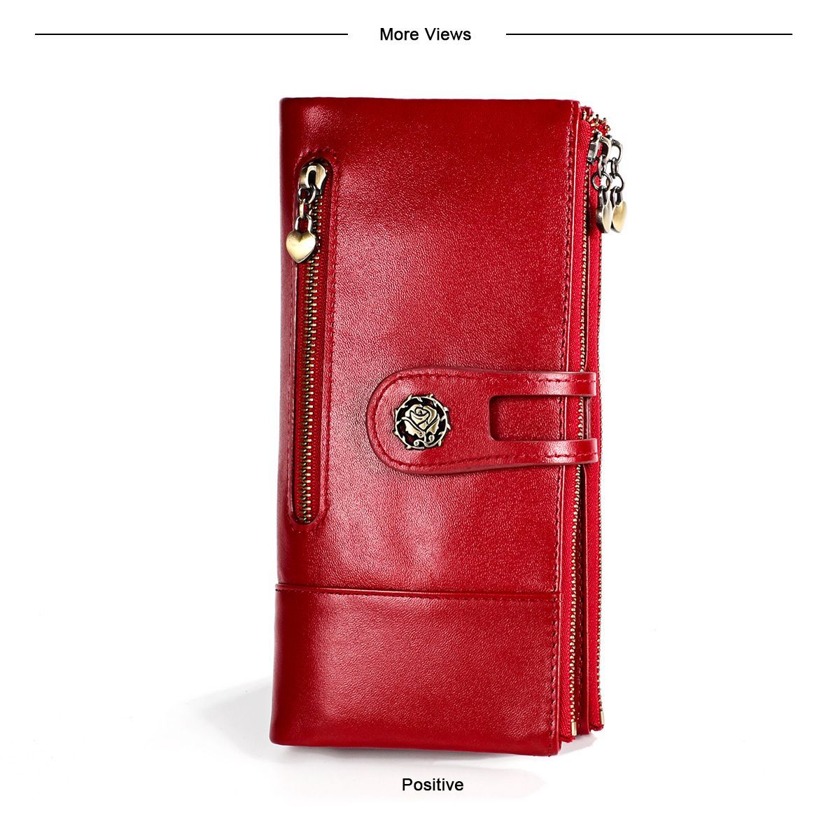 Women'S Wallet Anti-Theft Wallet Vintage Leather Wallet Korean-Style Wallet view 2