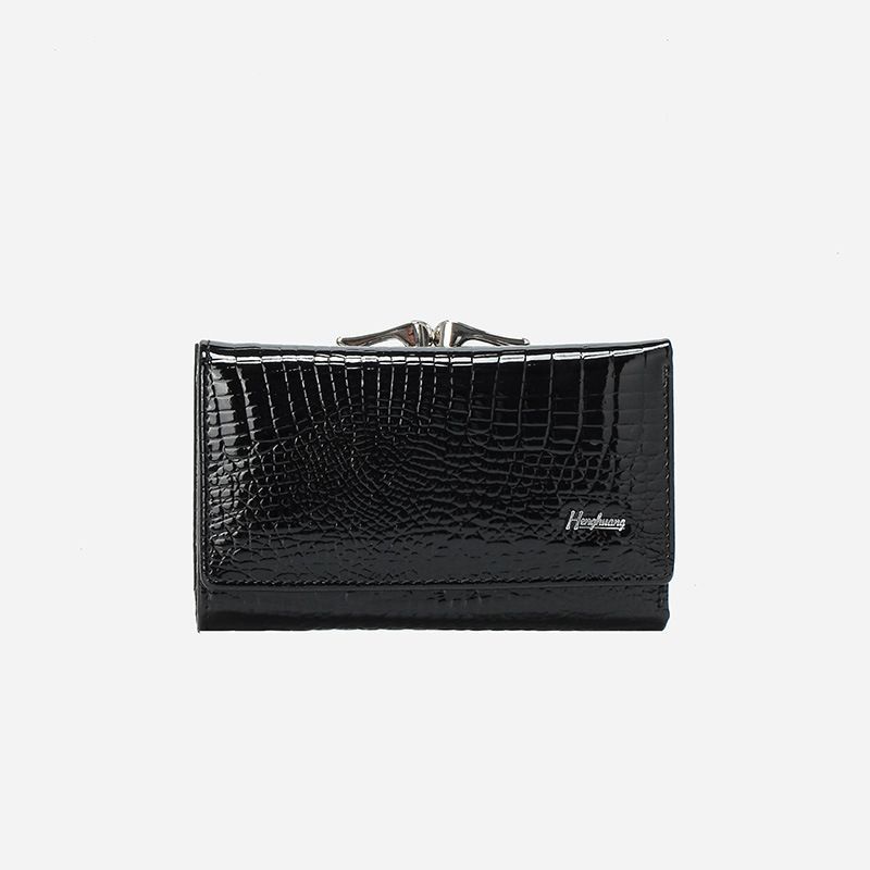 Genuine Leather Women'S Wallet Multifunctional Wallet Large Capacity Wallet