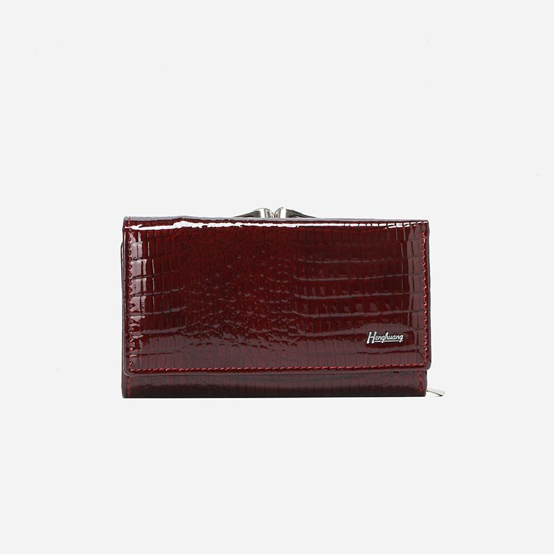 Genuine Leather Women'S Wallet Multifunctional Wallet Large Capacity Wallet