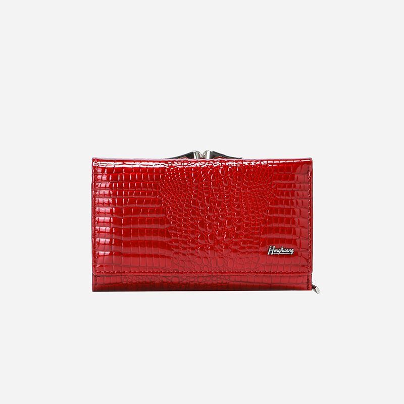 Genuine Leather Women'S Wallet Multifunctional Wallet Large Capacity Wallet