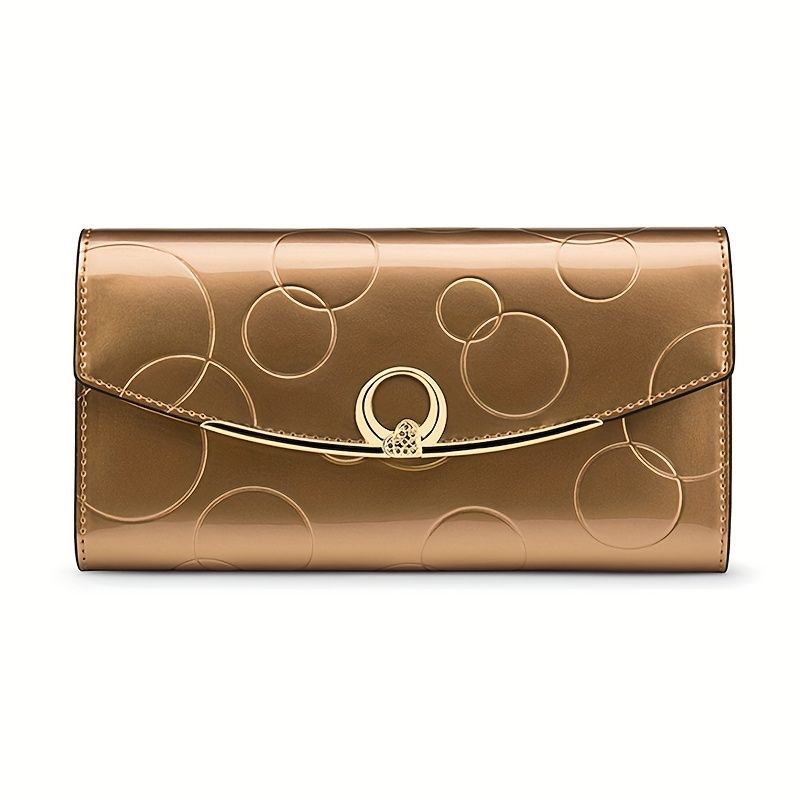 Women'S Genuine Leather Wallet Long Wallet Clutch Large Capacity Wallet view 6