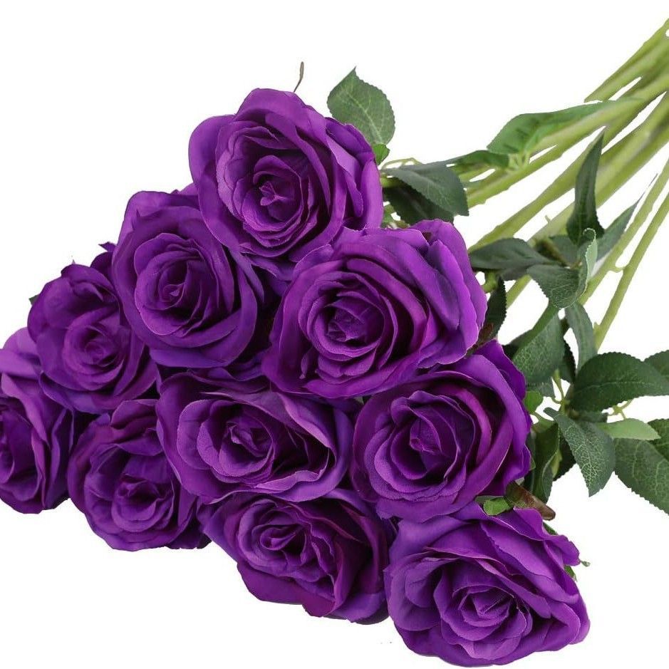 Artificial Silk Roses 25-Piece Bouquet Wedding Decorations Family Gathering view 9
