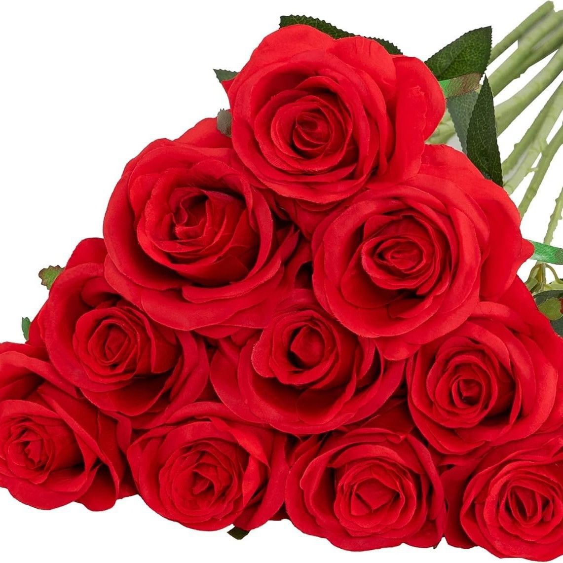 Artificial Silk Roses 25-Piece Bouquet Wedding Decorations Family Gathering view 12