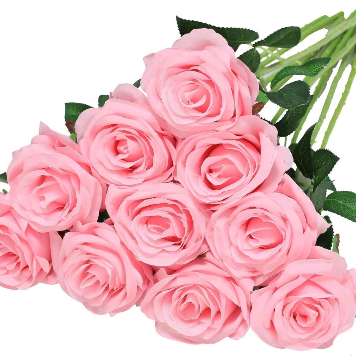 Artificial Silk Roses 25-Piece Bouquet Wedding Decorations Family Gathering view 13