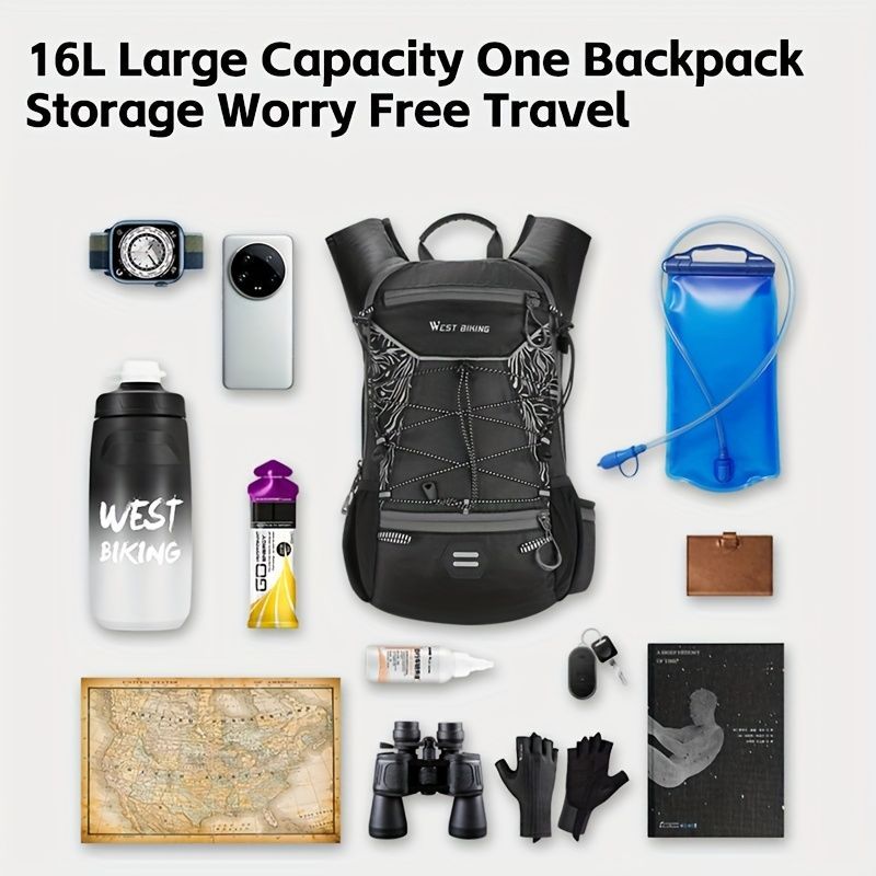 Cycling Backpack Biking Backpack West Biking High-Quality Backpack Organized view 7