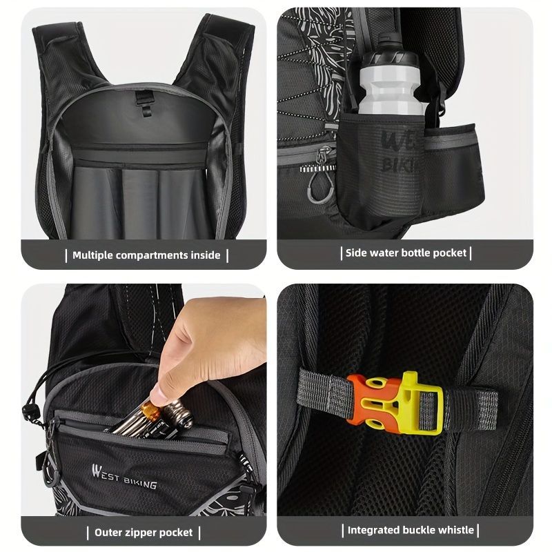 Cycling Backpack Biking Backpack West Biking High-Quality Backpack Organized view 14