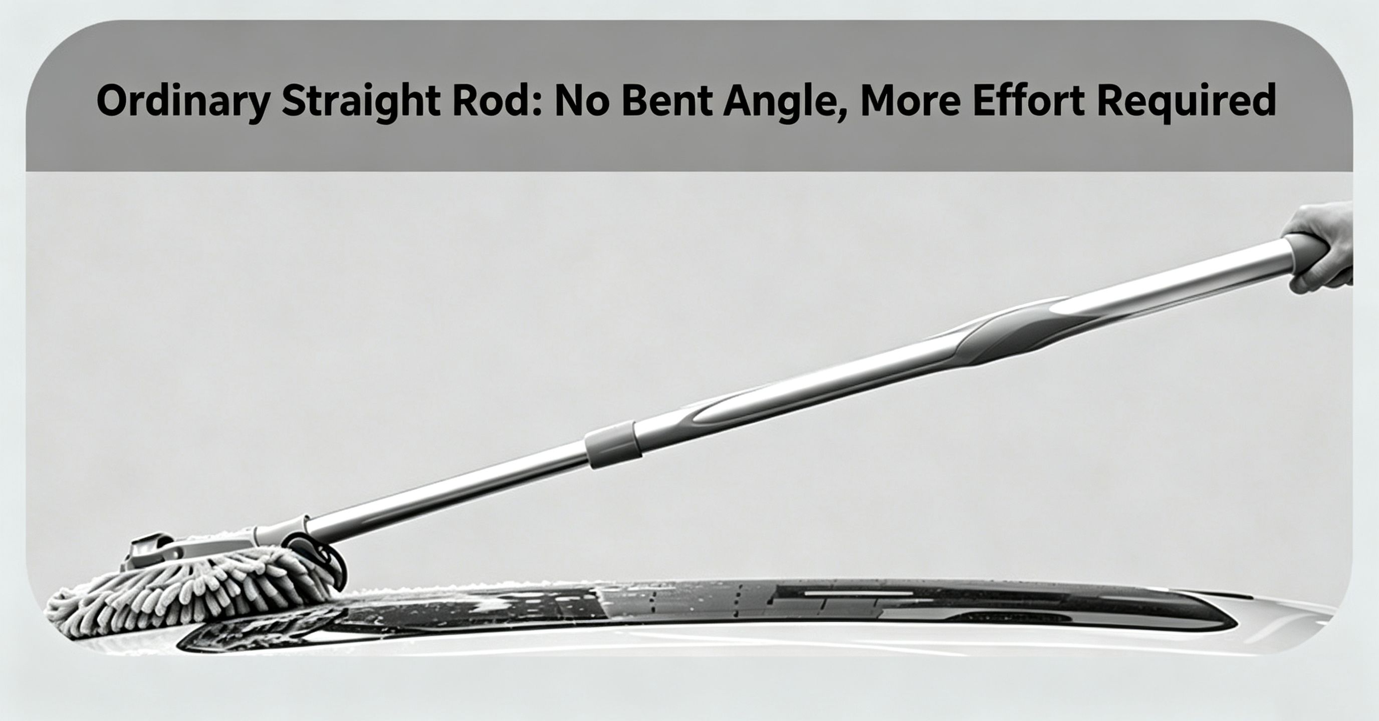 Three section telescopic bending rod does not damage the car paint view 6