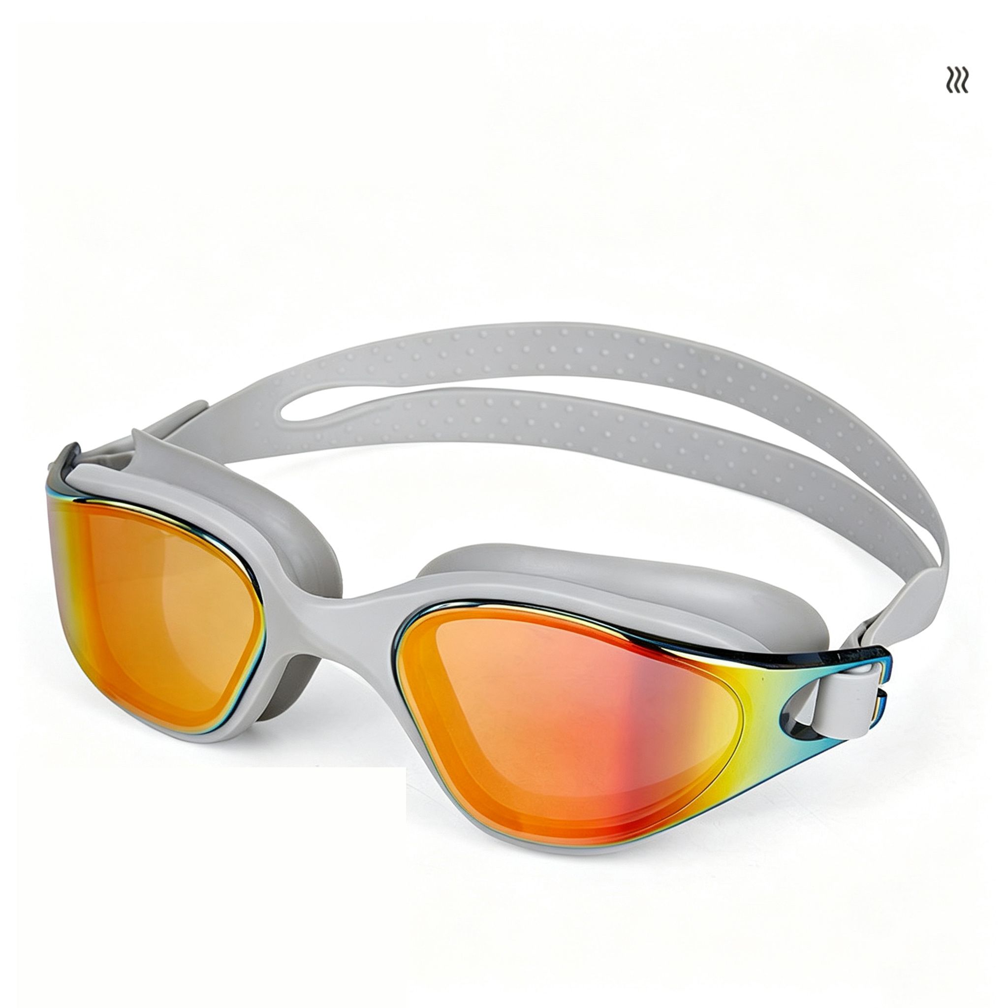 High definition silicone waterproof and anti fog adult swimming goggles — image 1