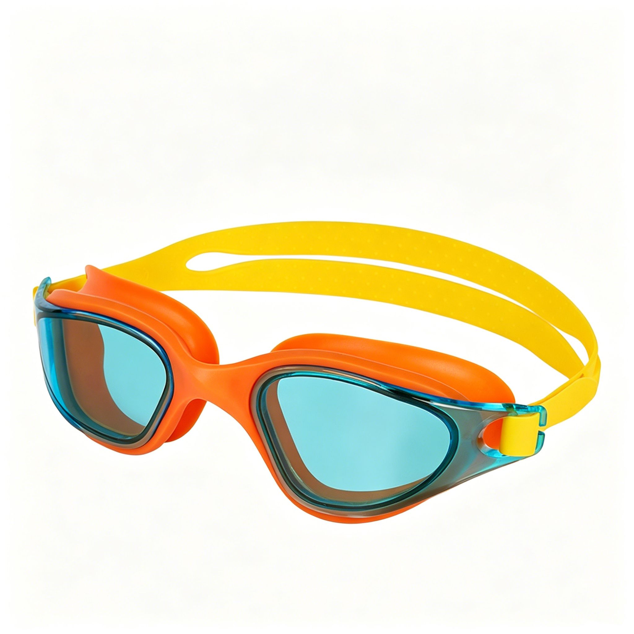 High definition silicone waterproof and anti fog adult swimming goggles — image 1