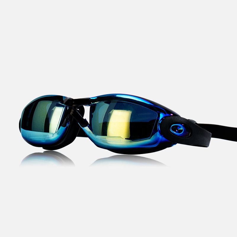 Waterproof and anti fog training high-definition racing goggles,black — image 1