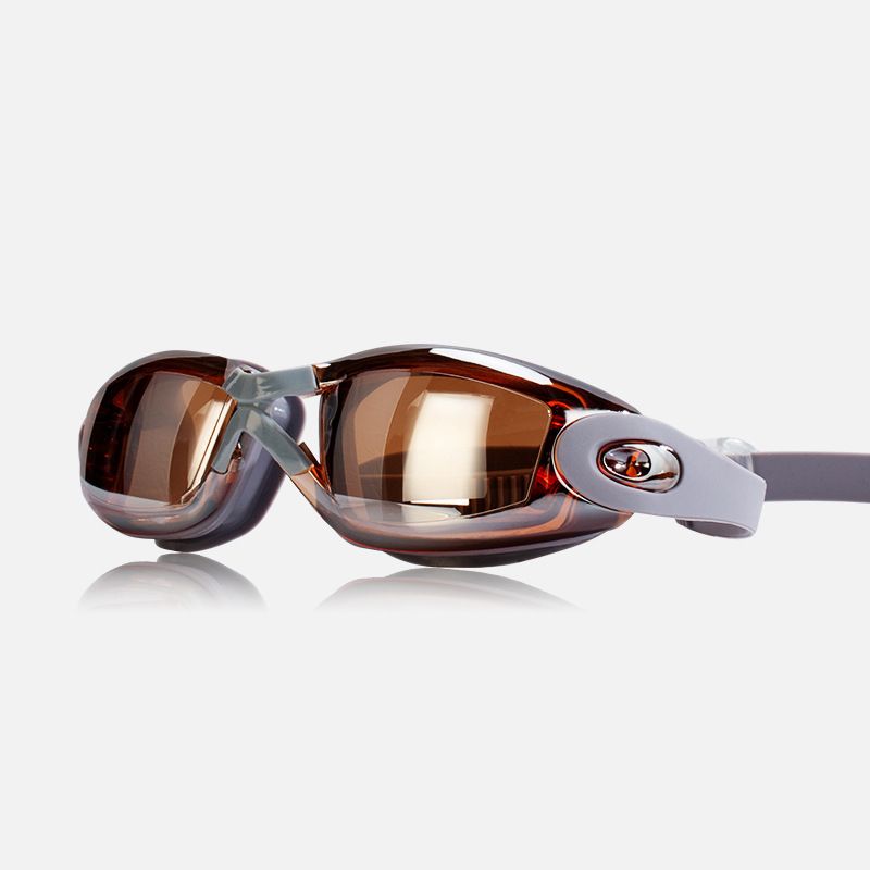 Waterproof and anti fog training high-definition racing goggles,grey — image 1