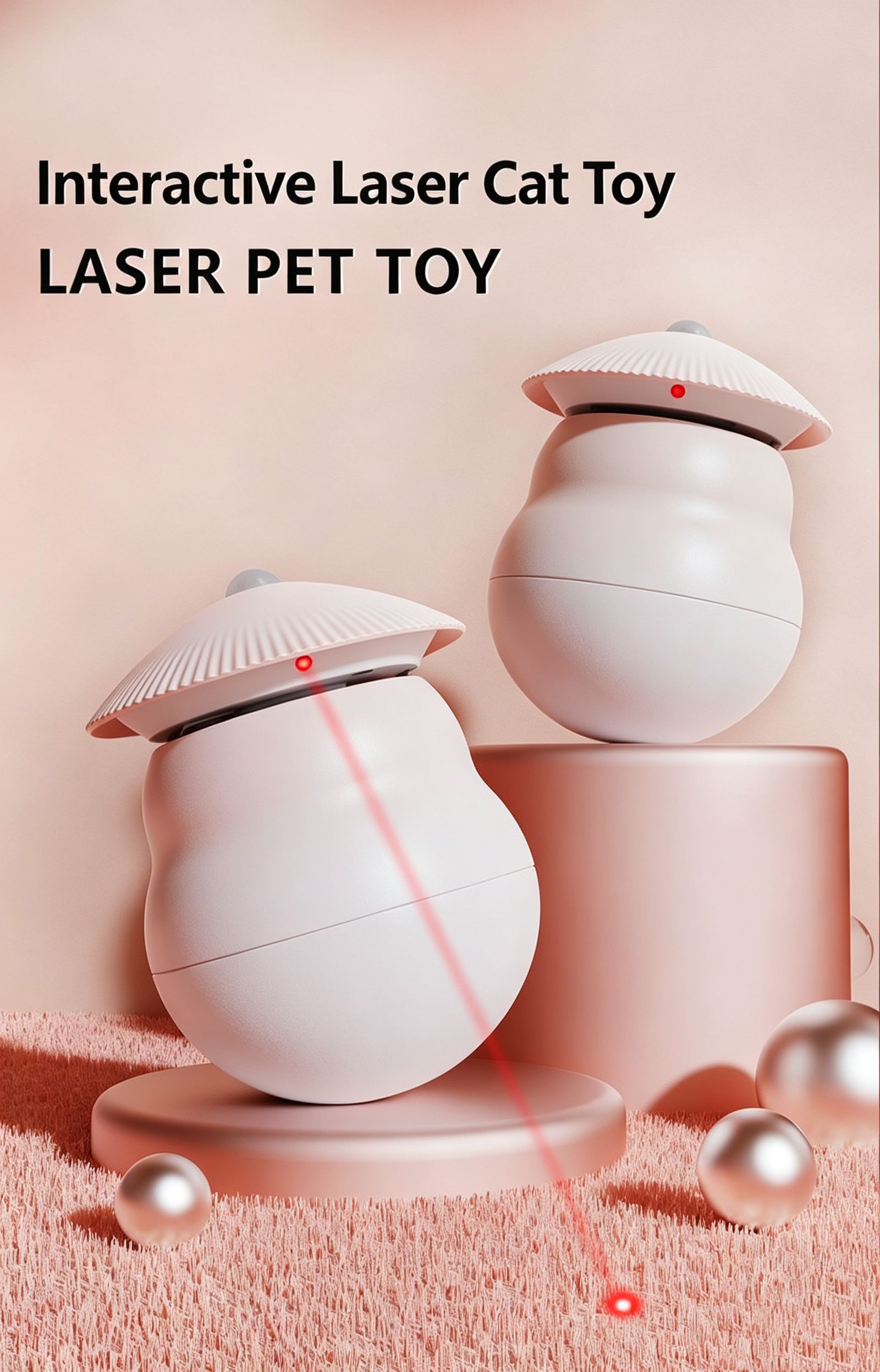 Smart Laser Cat Toy Ball for Entertainment view 2