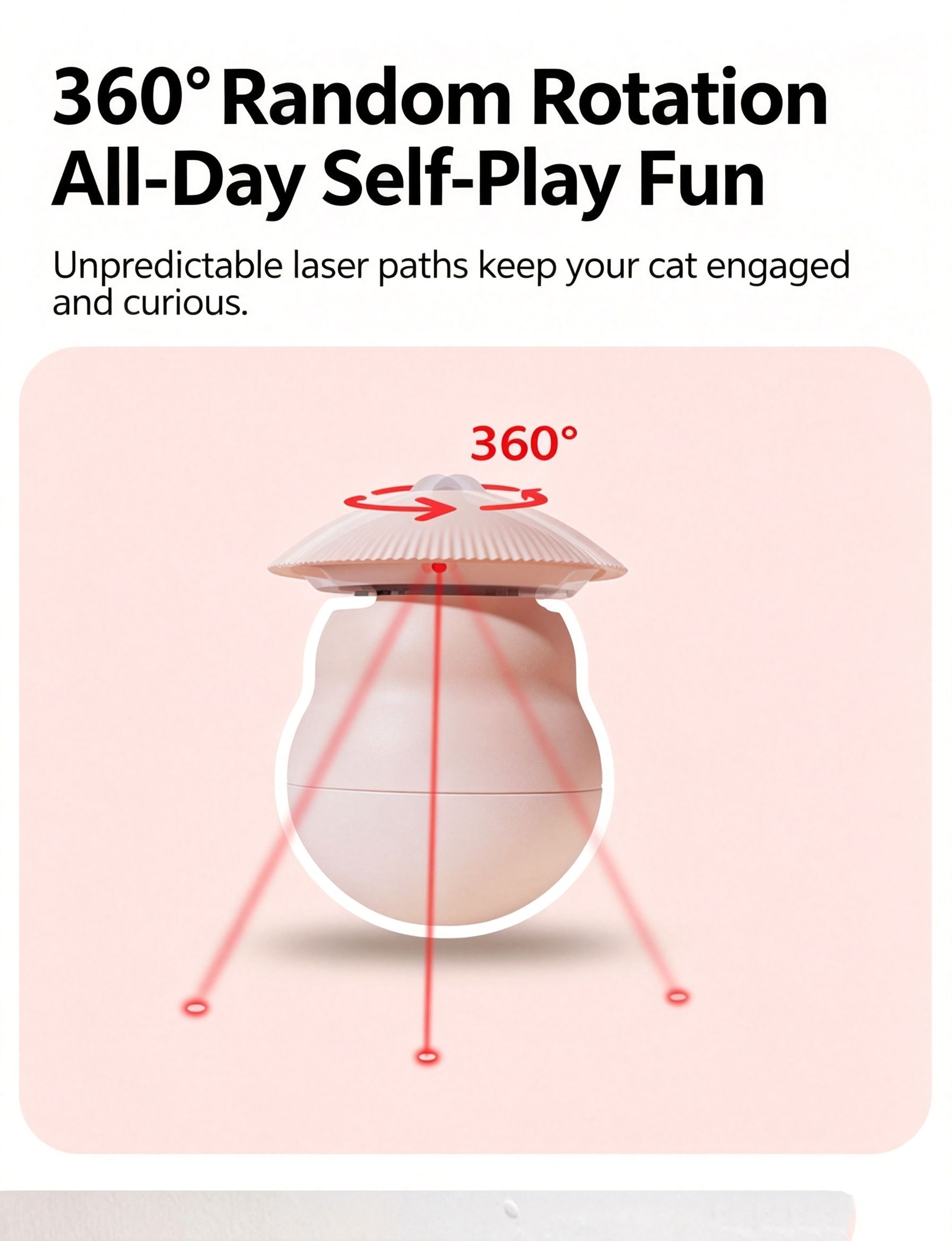 Smart Laser Cat Toy Ball for Entertainment view 4