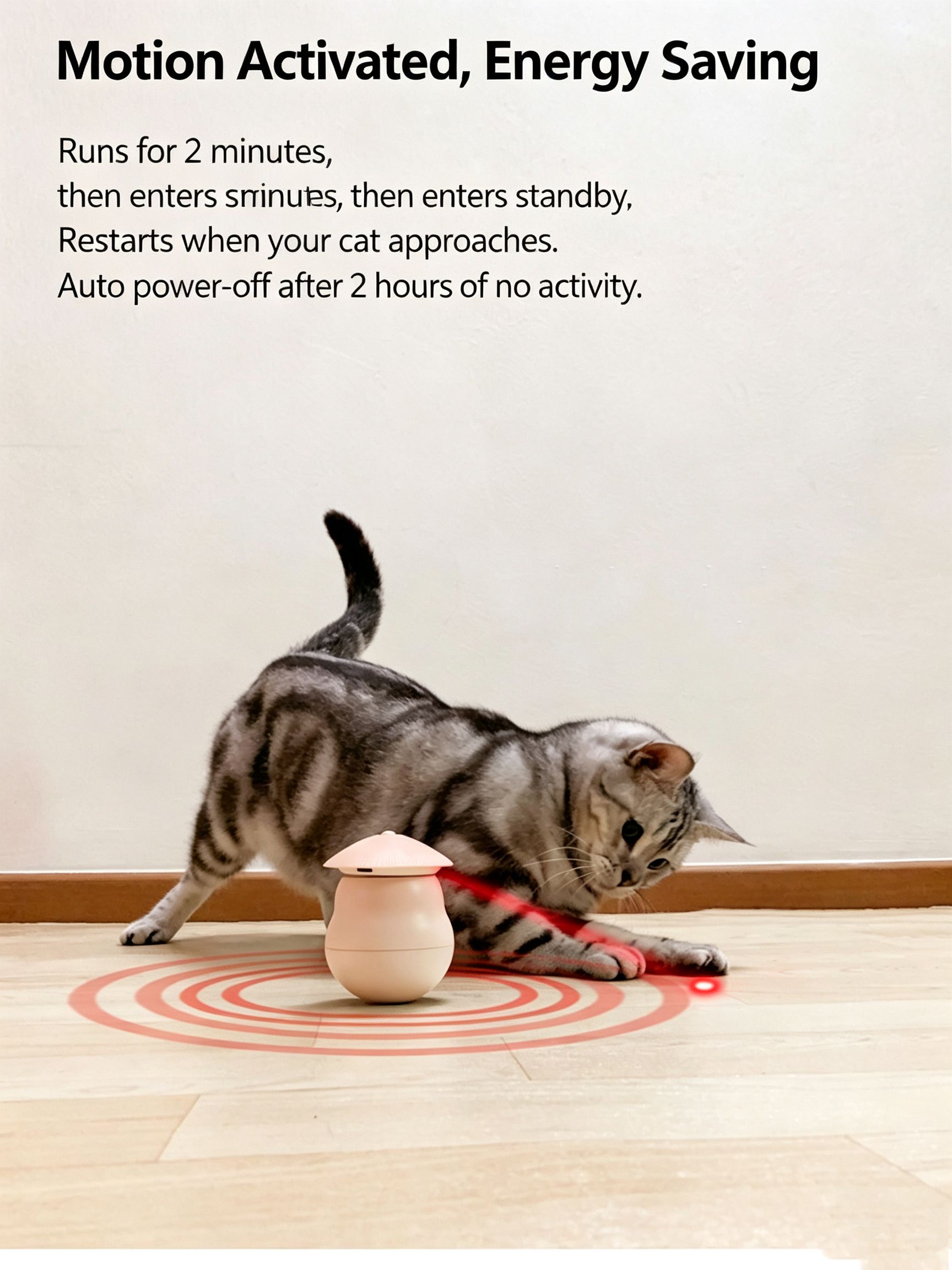 Smart Laser Cat Toy Ball for Entertainment view 5