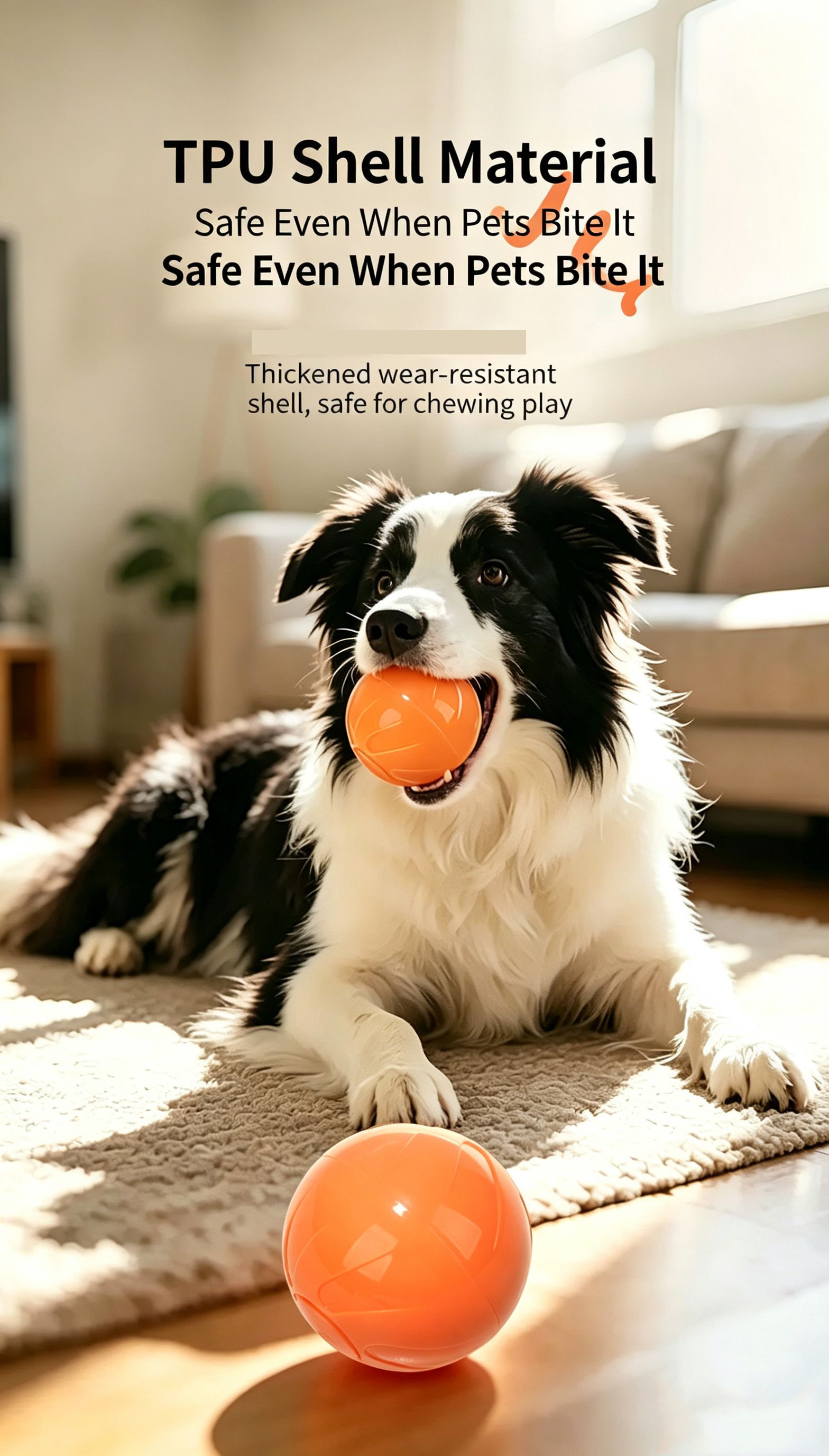 Pet dog remote control intelligent electric jumping ball view 4