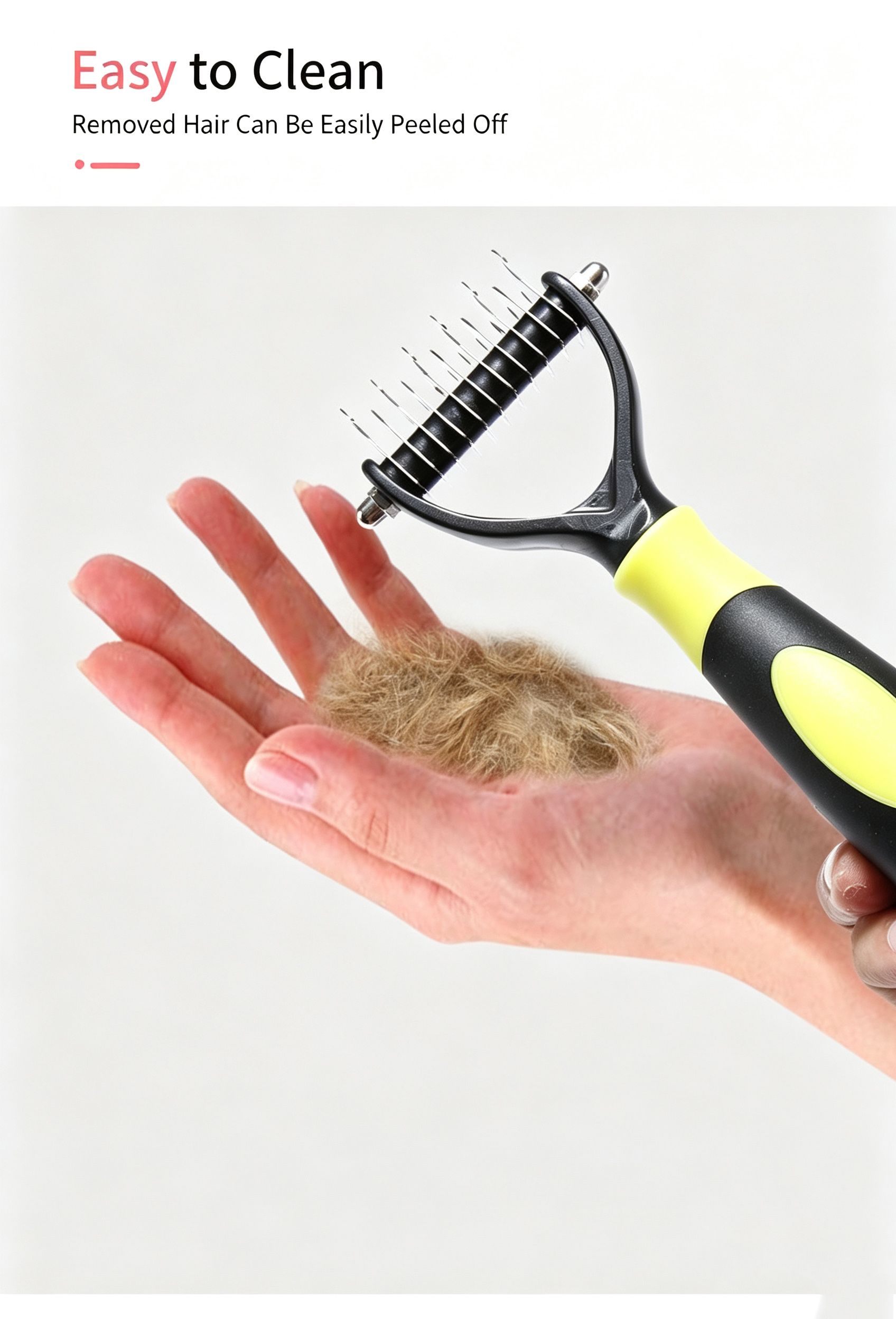 Pet Hair Removal Comb with Knot Brush view 7