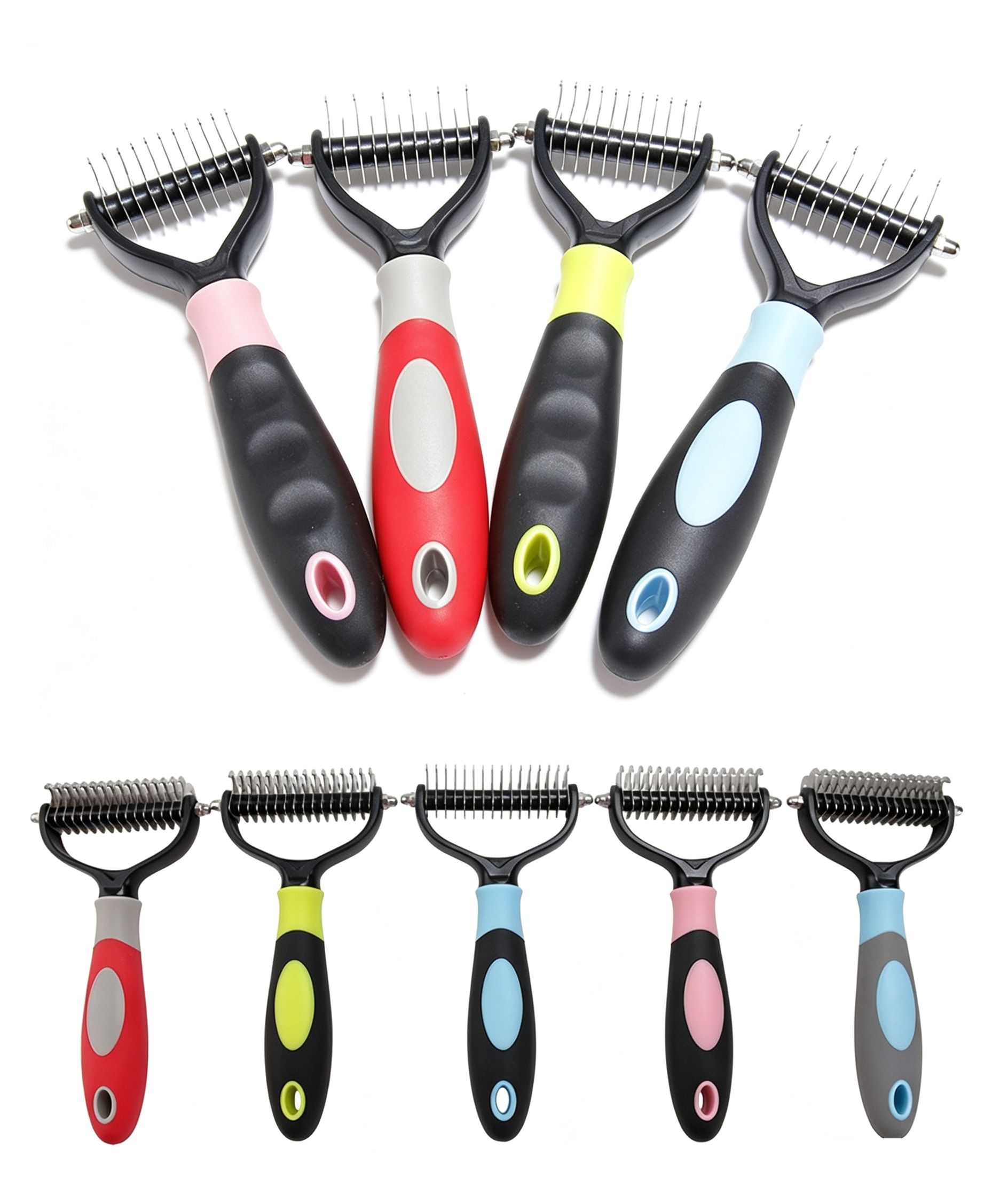 Pet Hair Removal Comb with Knot Brush view 9