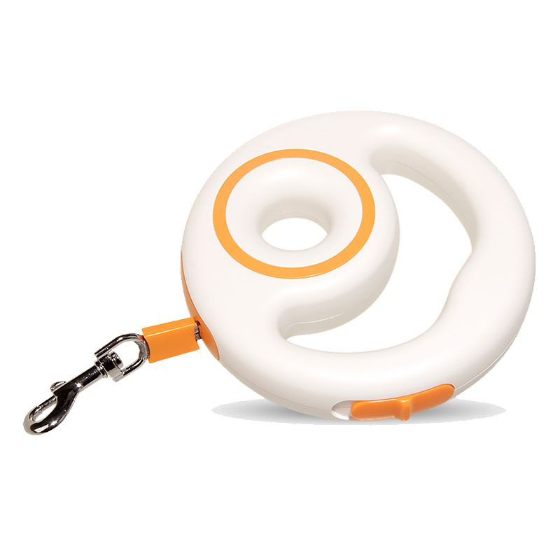 Pet Automatic Extendable Outdoor Dog Walking Leash,orange — image 1
