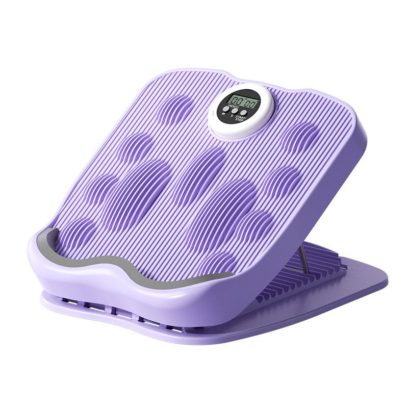 Foldable timing multi gear adjustable inclined pedal calf stretching massager