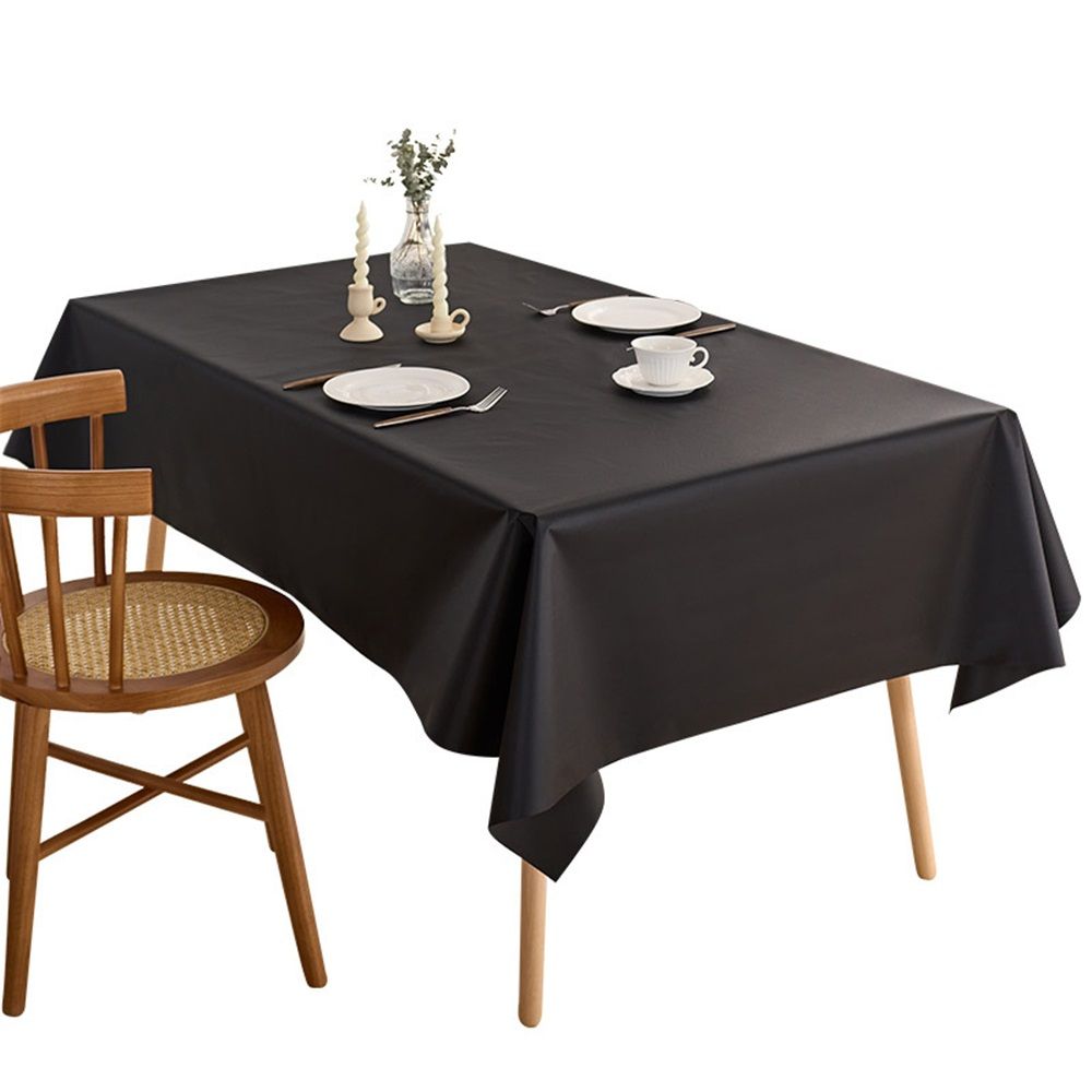 Rectangle Tablecloth Waterproof Spillproof Wrinkle Free Table Cloth — image 1