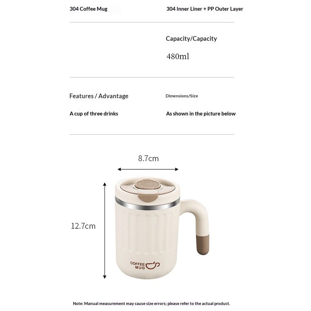 16oz Insulated Coffee Mugs - Ideal for Indoor Office Use. Features Inner view 4