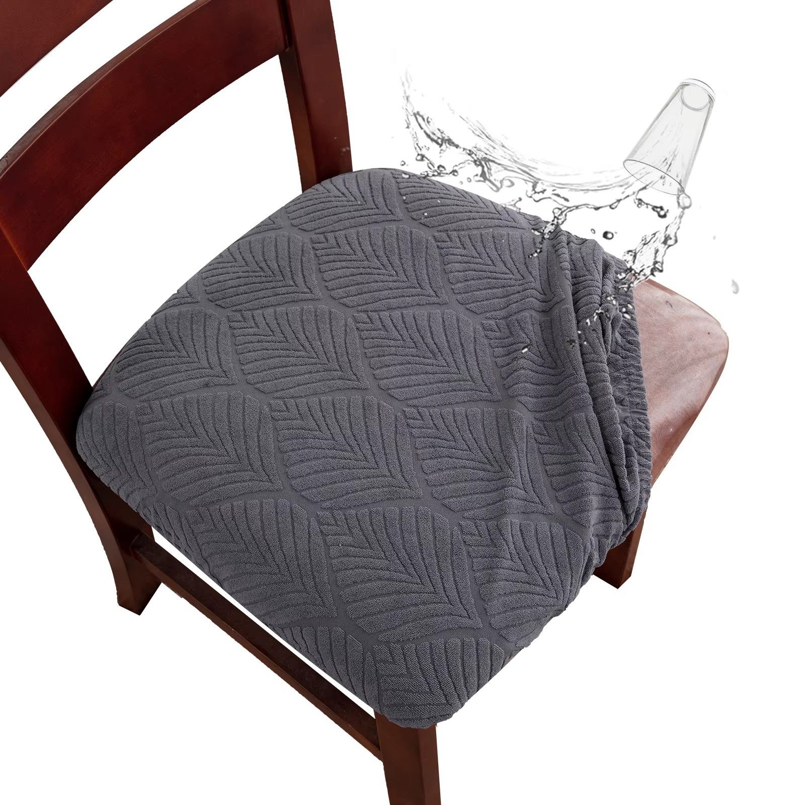 Waterproof Dining Room Chair Cover Set of 4 — image 1
