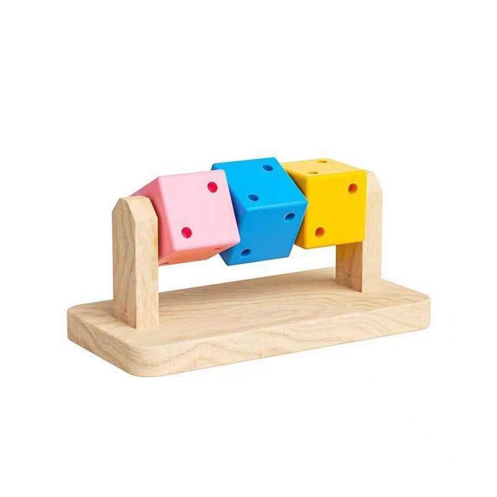 2 pack Hamster Chew Toy Wood Platform Grinding Teeth Toys Exercise — image 1
