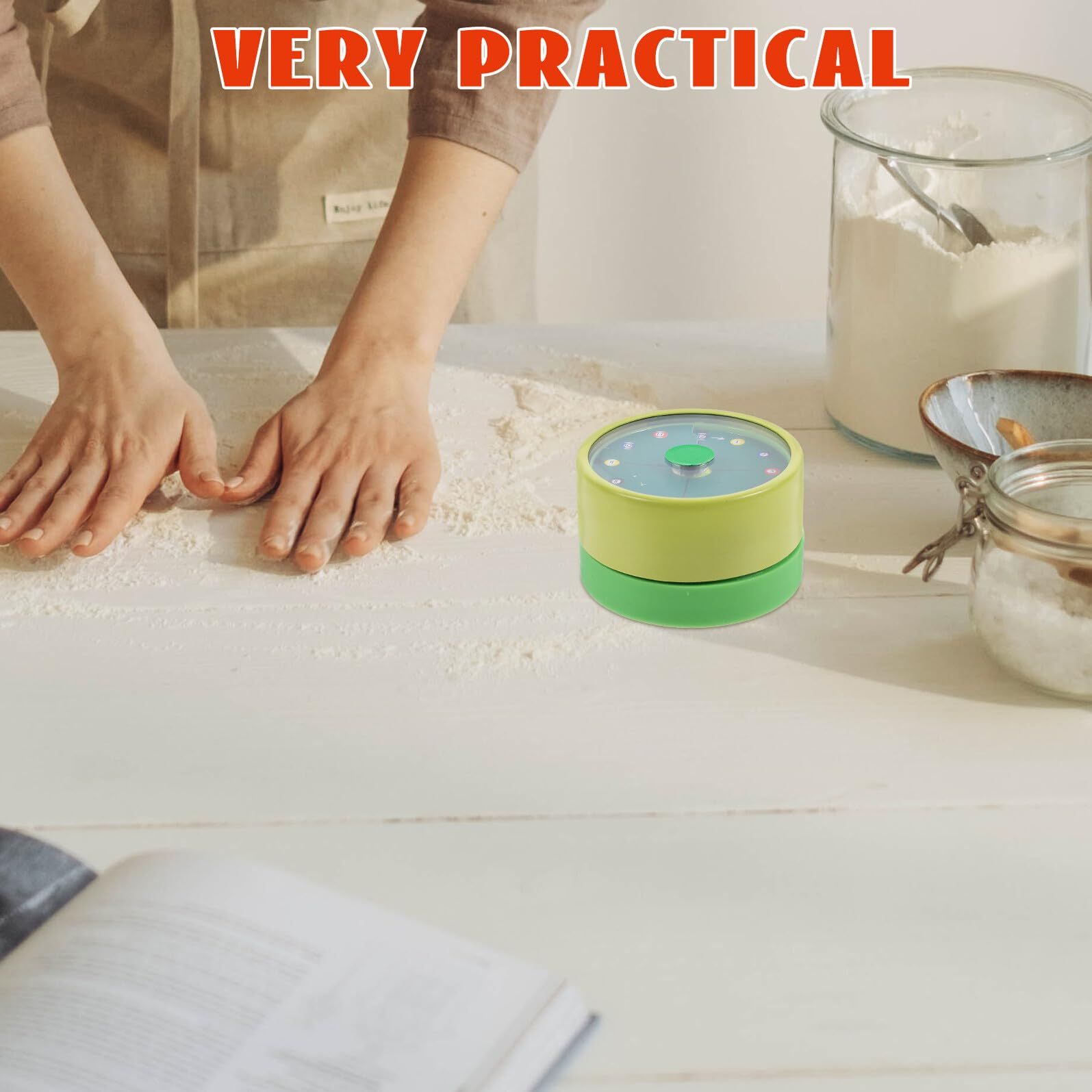 2 pack Kitchen Timer, Kitchen Countdown Cooking Reminder No Battery Required view 5
