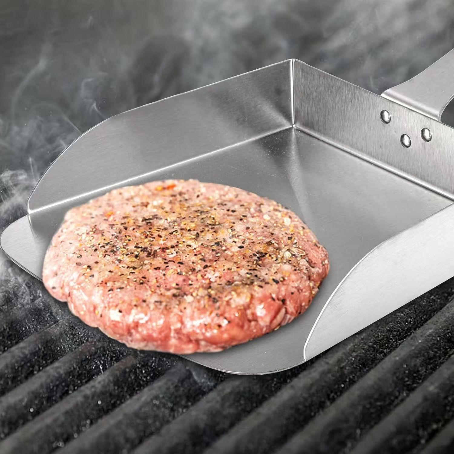 Griddle Food Mover - Extra-Large Stainless Steel Spatula for Rice view 5