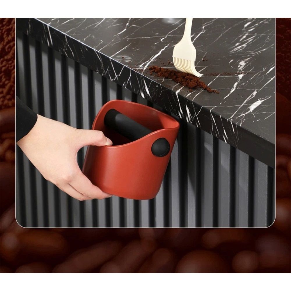 Mini Coffee Knock Box - Espresso Accessories for Coffee Grounds Container view 5