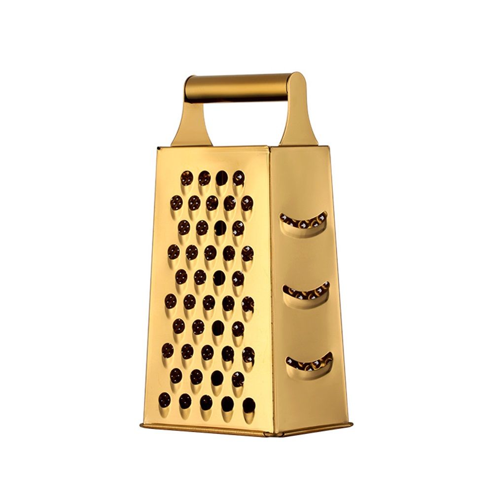 Professional Kitchen Accessories - Gold Box Grater 4 Sides
