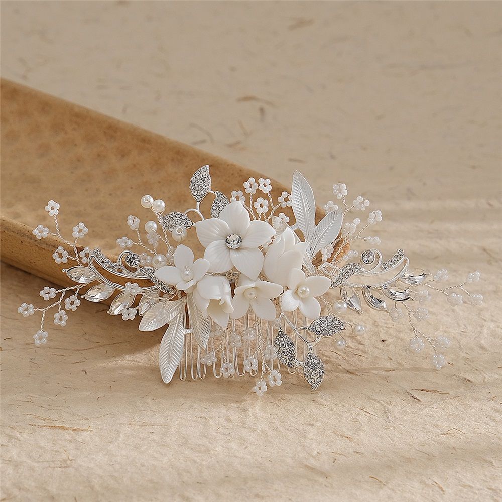 Wedding Hair Comb Clip Bridal Wedding Hair Accessories for Brides and Bridesmaid view 3
