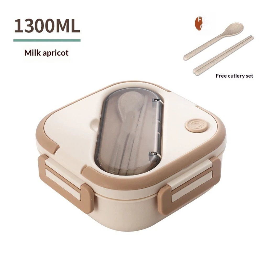 Bento Box, 1300ml Leakproof Lunch Box, Easy To Open And Close, Food Storage view 2