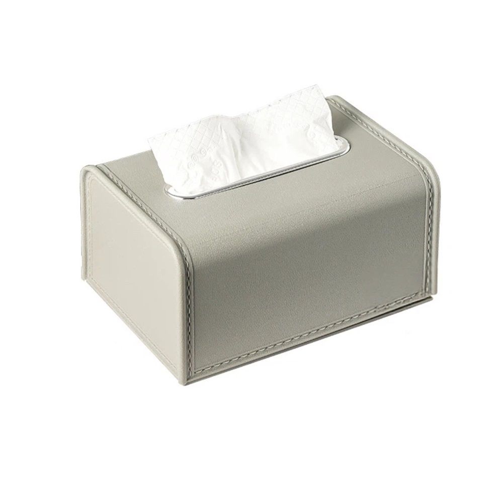 Tissue Box Cover Rectangular 7.5"(L) x 5.3"(W) x 3.9"(H) Refined Facial Tissue