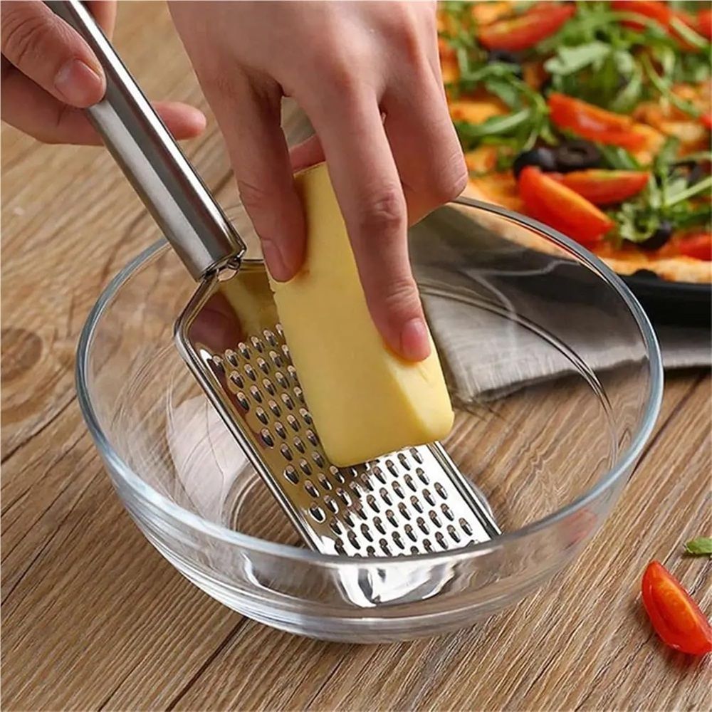 Restaurantware Stainless Steel Fine Cheese Grater - with Ergonomic Handle view 5