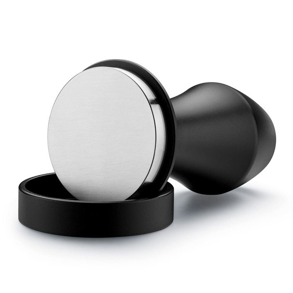 53mm Coffee Tamper Spring Loaded Tamper With Stainless Steel Flat Base view 2