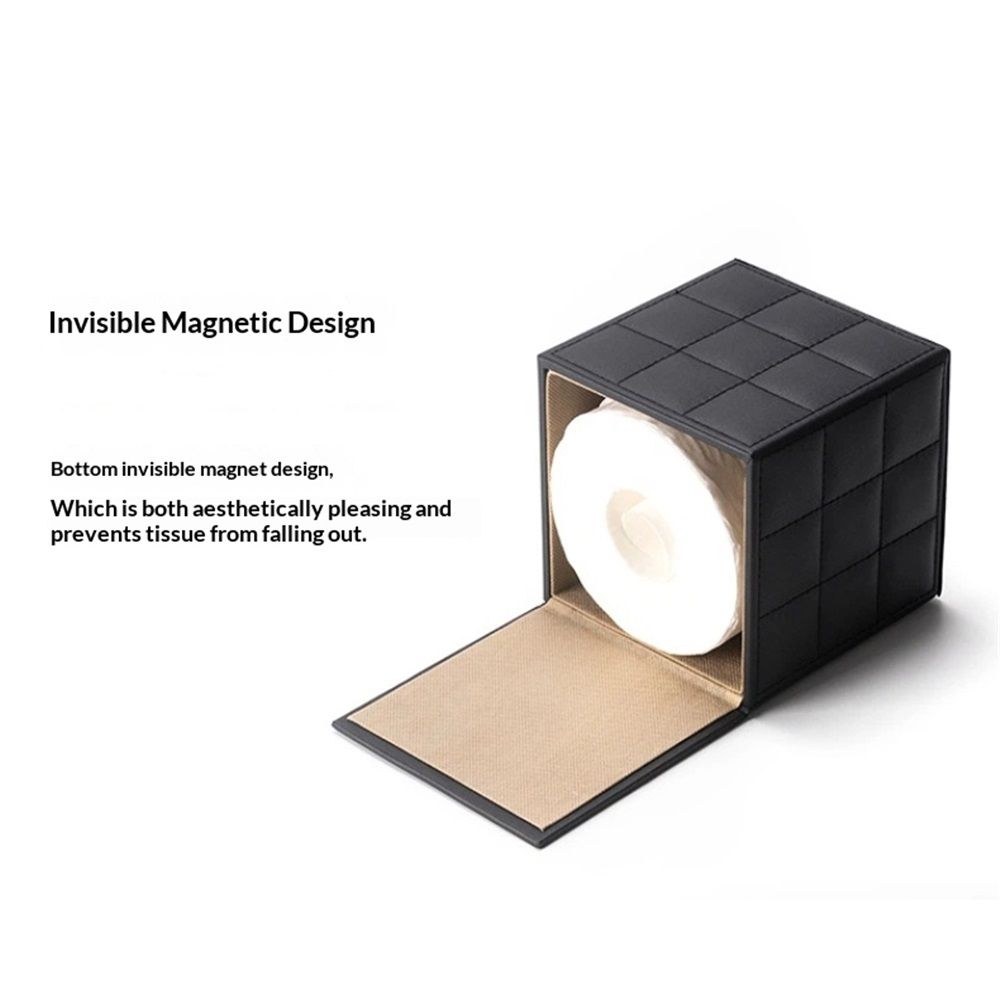 Hotel Style Tissue Box Cover - Sturdy and Stylish Tissue Box Holder with view 3