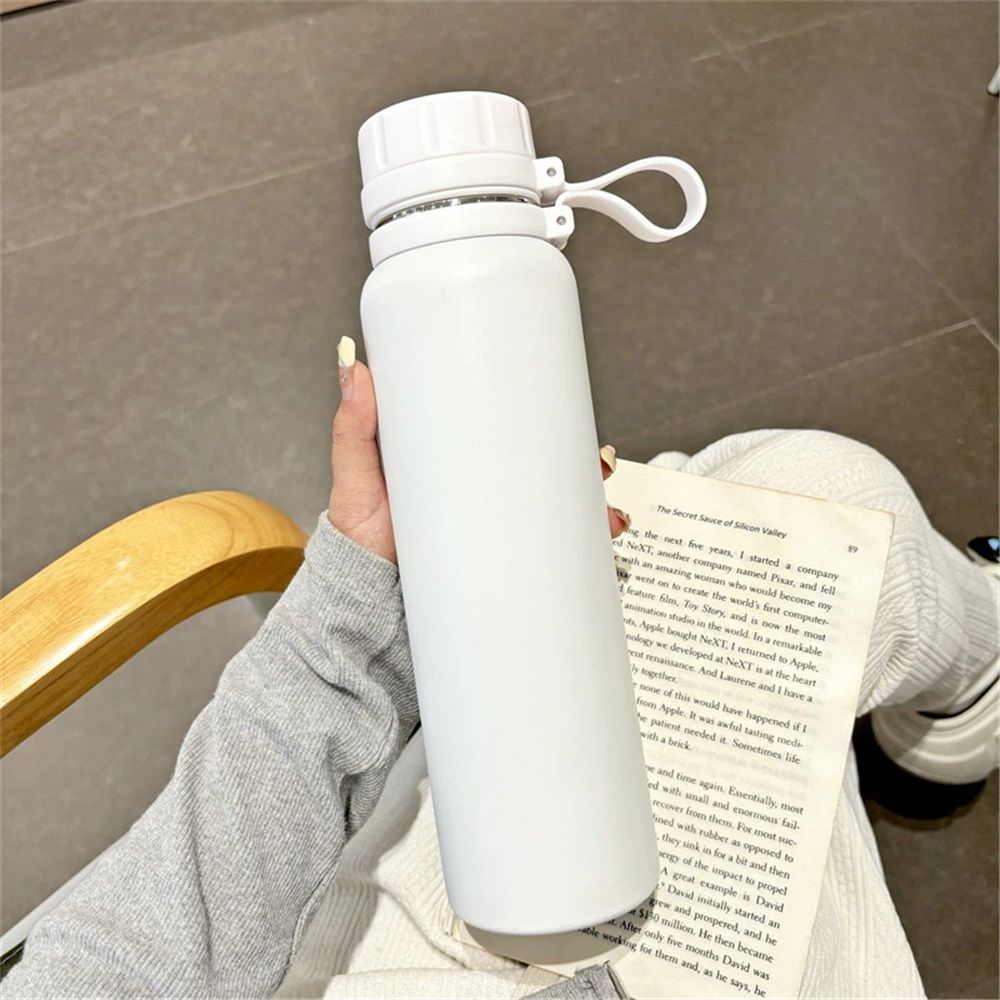 Insulated Water Bottle 30oz Stainless Steel for School and Travel Spout Lid view 5