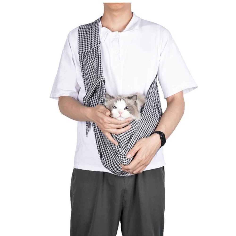 Small Pet Dog Cat Sling Carrier view 3