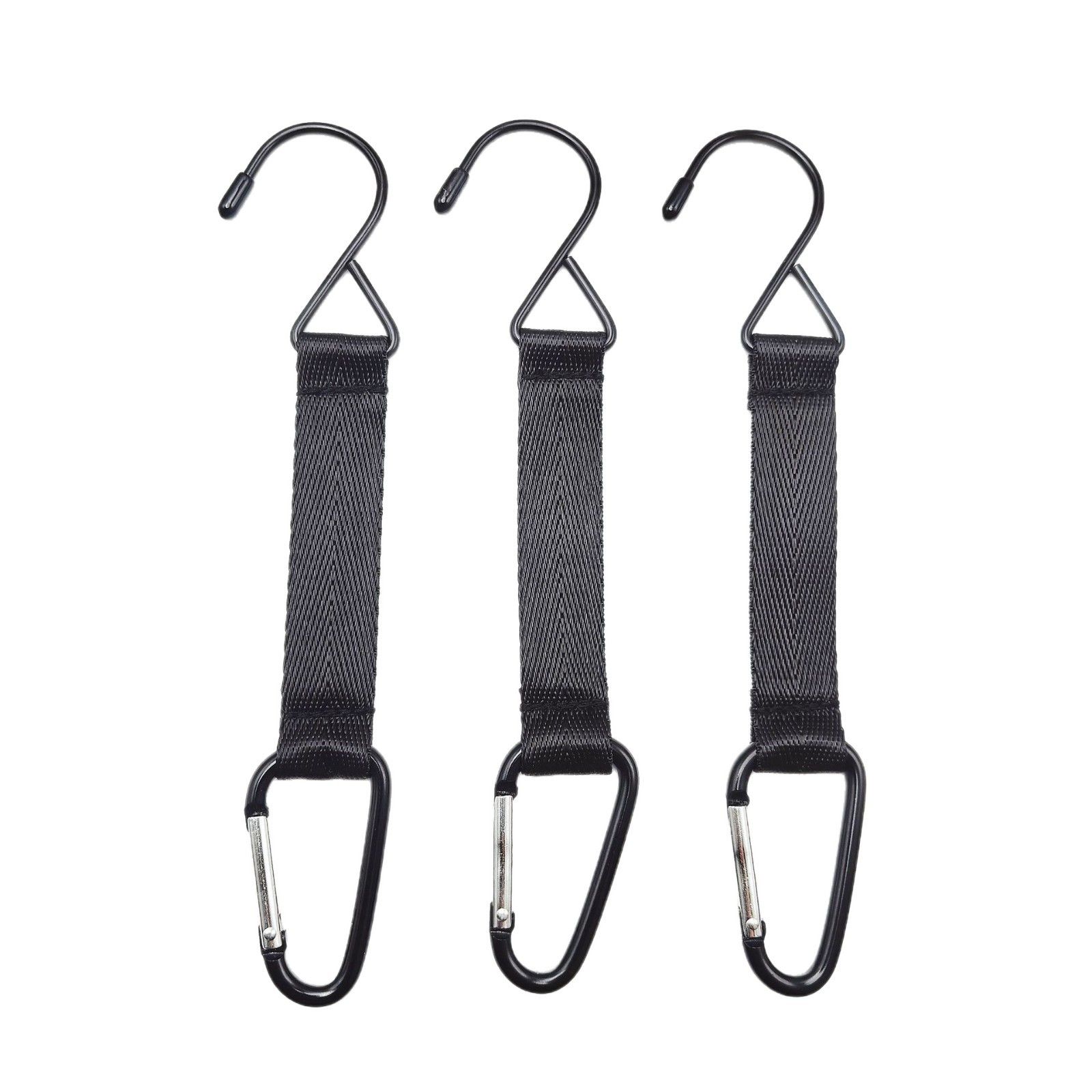 6pcs Fence Hooks, Fence Clips for Backpacks Bottles Nylon Aluminum Buckle view 3