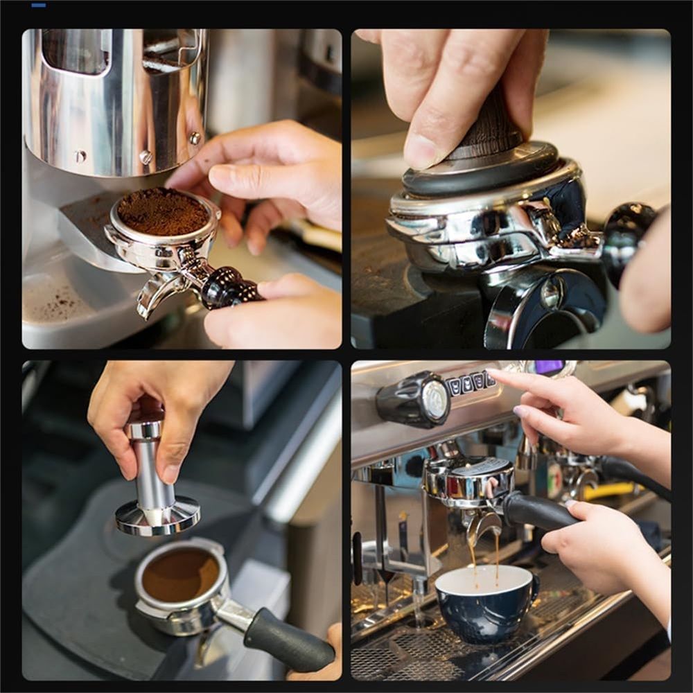 51mm Filter Basket Stainless Steel Portafilter Basket Espresso Handle Basket view 4